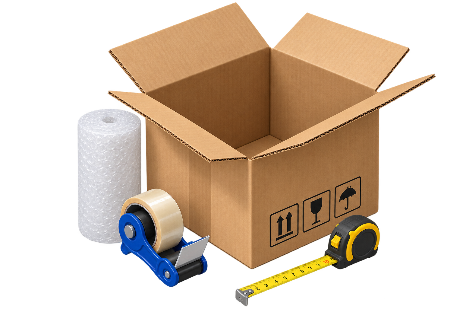 Paket packen und messen – Paket versenden